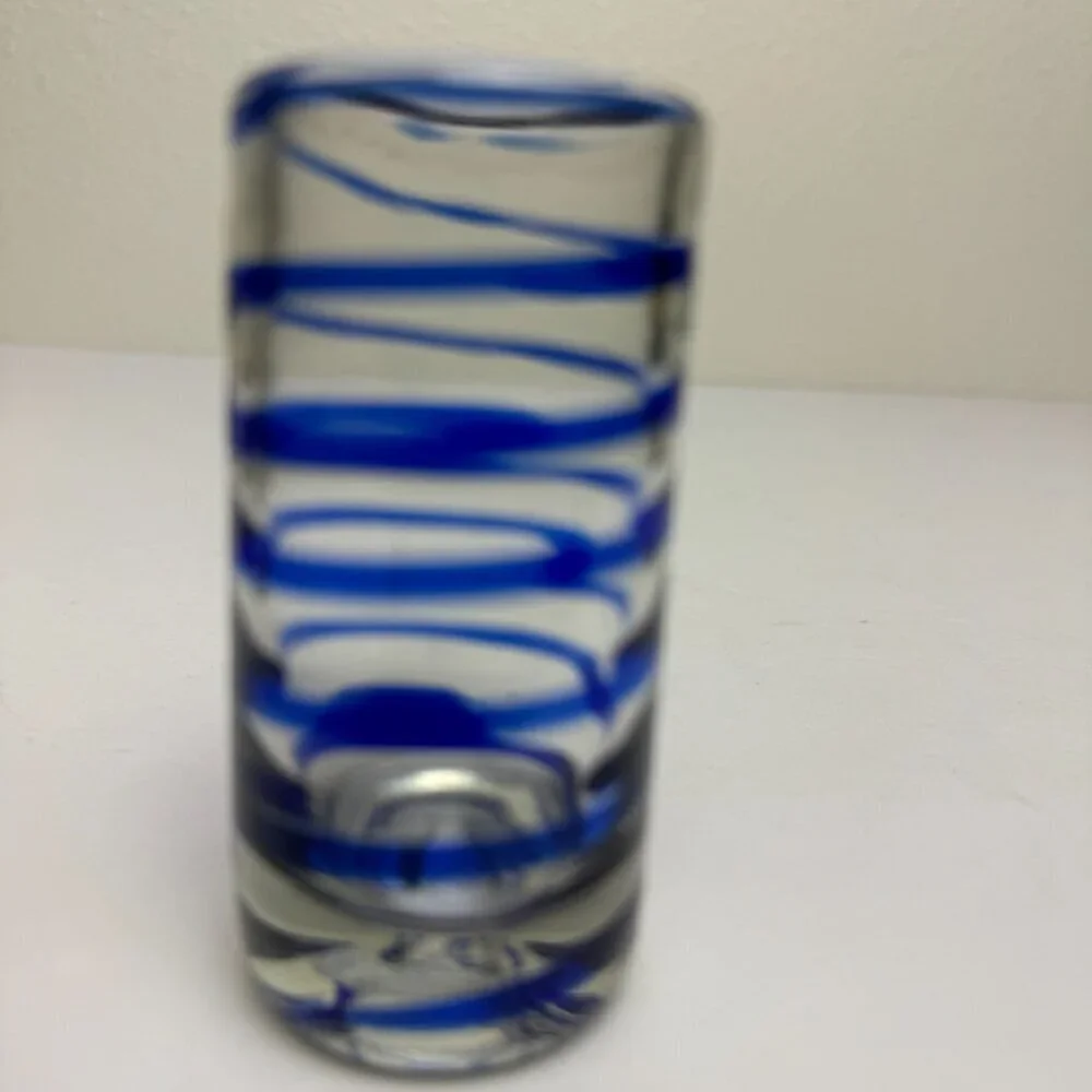 Tequila Shot Glasses - Hand Blown in Mexico Set of 3